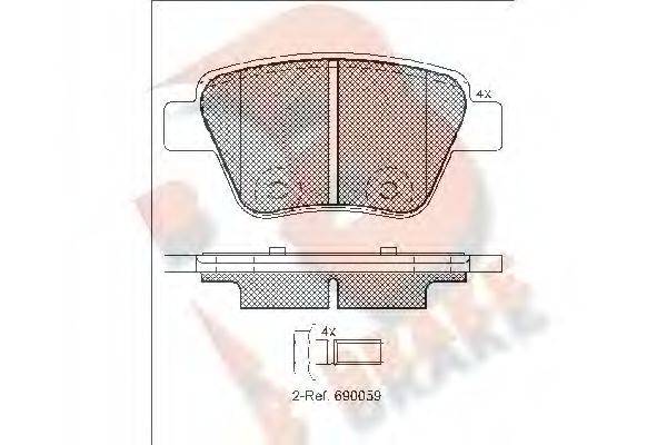 R BRAKE RB1967