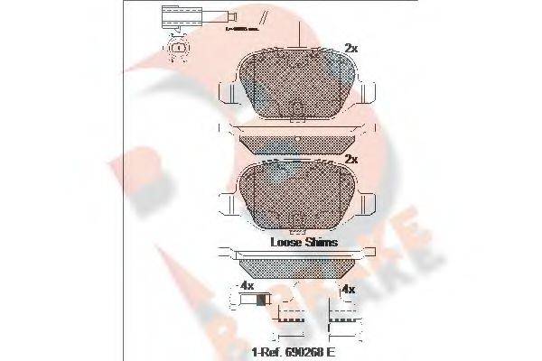 R BRAKE RB2037-203