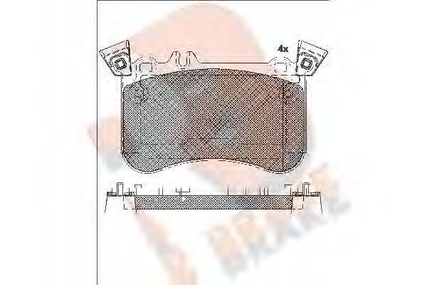 R BRAKE RB2042-203
