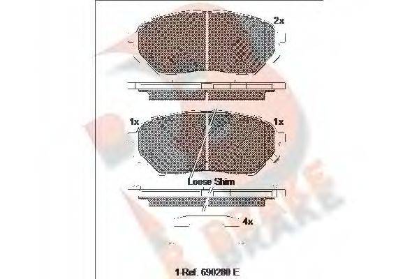 R BRAKE RB2044