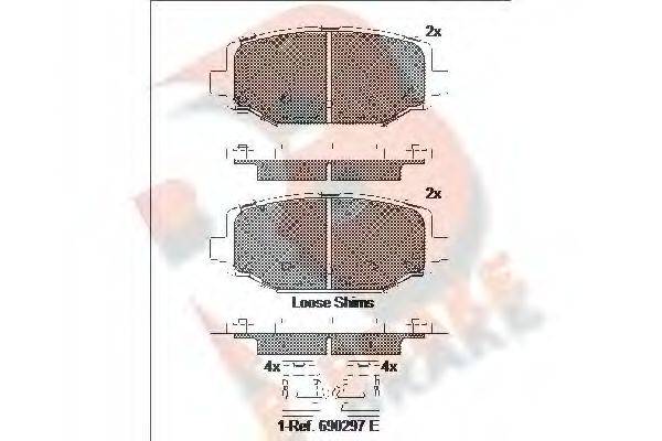 R BRAKE RB2053