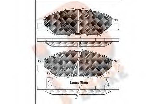 R BRAKE RB2074