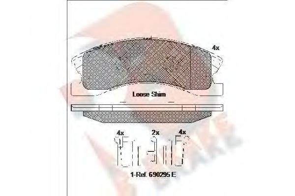 R BRAKE RB2075