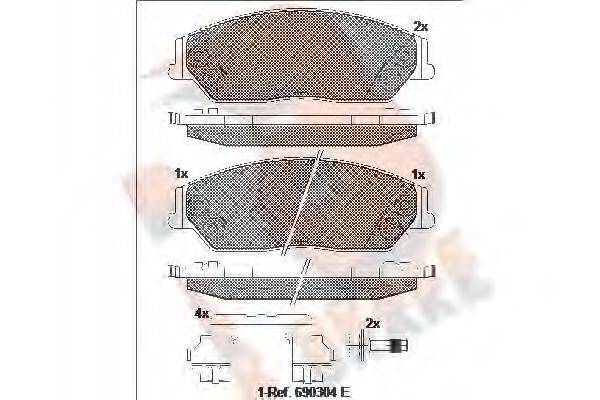 R BRAKE RB2077