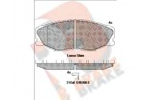 R BRAKE RB2087