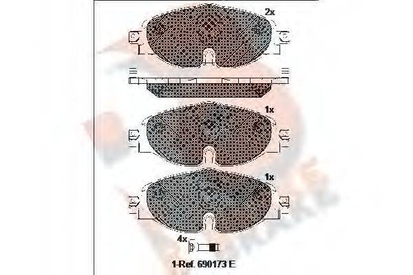 R BRAKE RB2111-204