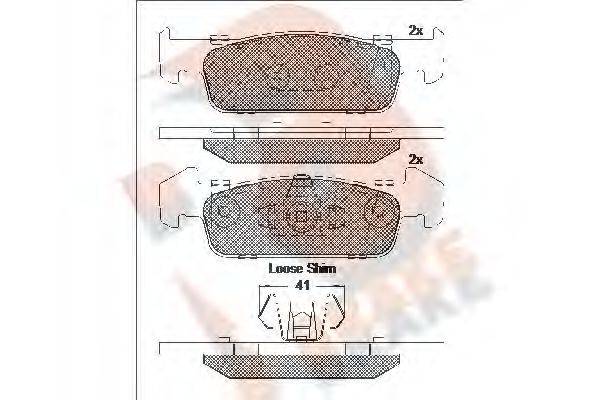 R BRAKE RB2115-202