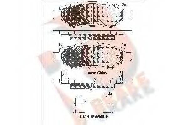 R BRAKE RB2142