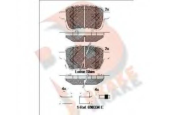 R BRAKE RB2170-203