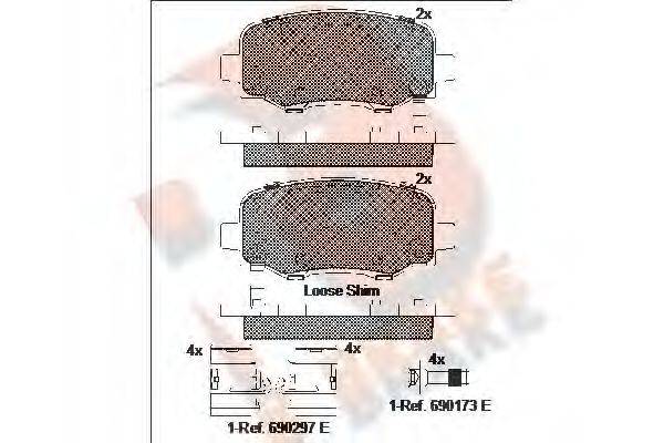 R BRAKE RB2176