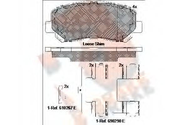 R BRAKE RB2196