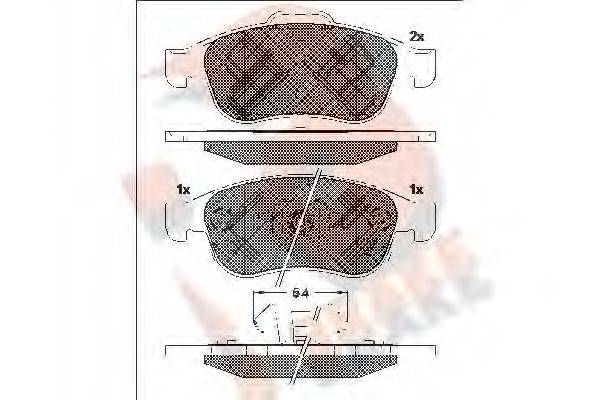 R BRAKE RB2228