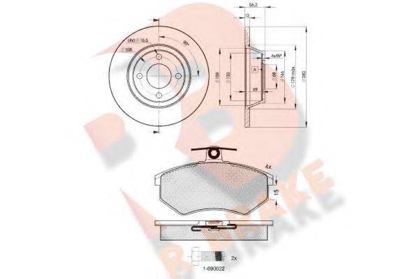 R BRAKE 3R08358014