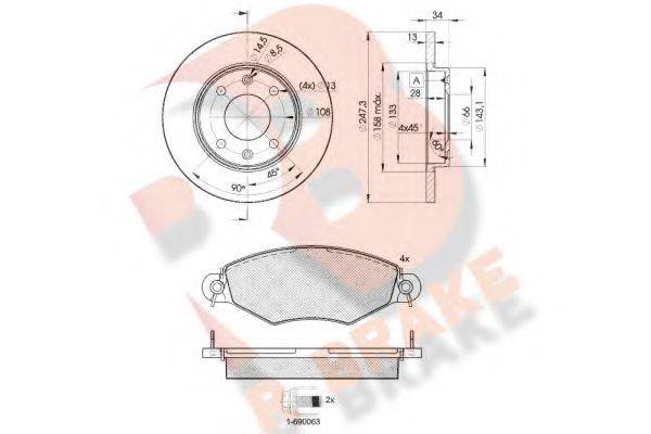 R BRAKE 3R12554298