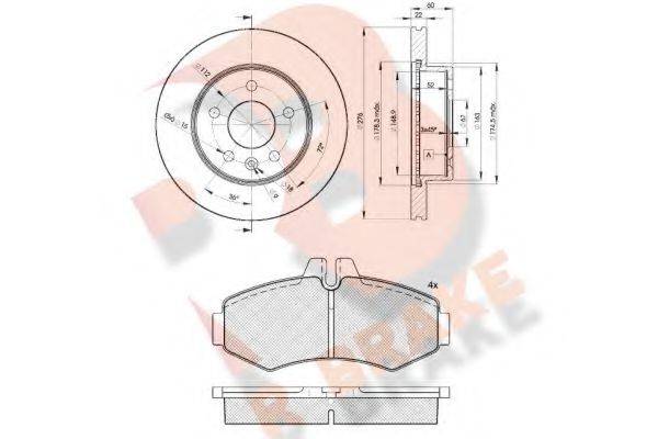 R BRAKE 3R12886380