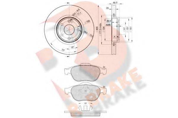 R BRAKE 3R14322235