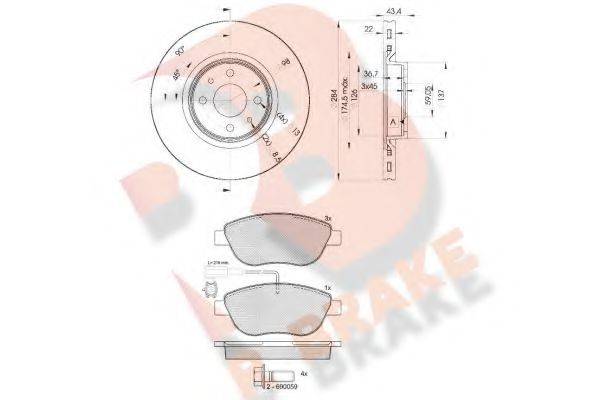 R BRAKE 3R14400356