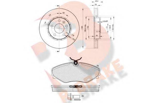 R BRAKE 3R14496845