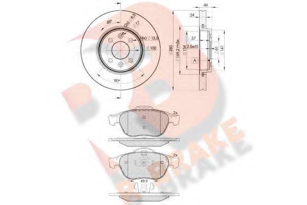 R BRAKE 3R18617829
