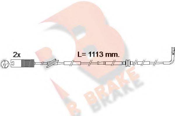 R BRAKE 23113 Сигналізатор, знос гальмівних колодок