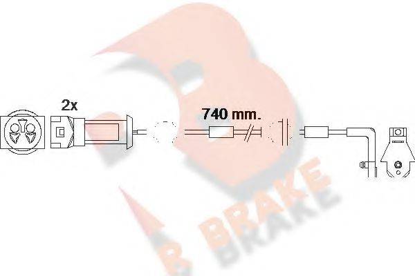 R BRAKE 610446RB