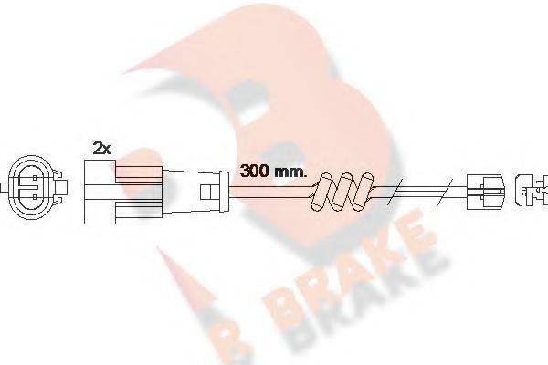 R BRAKE 29232 Сигналізатор, знос гальмівних колодок