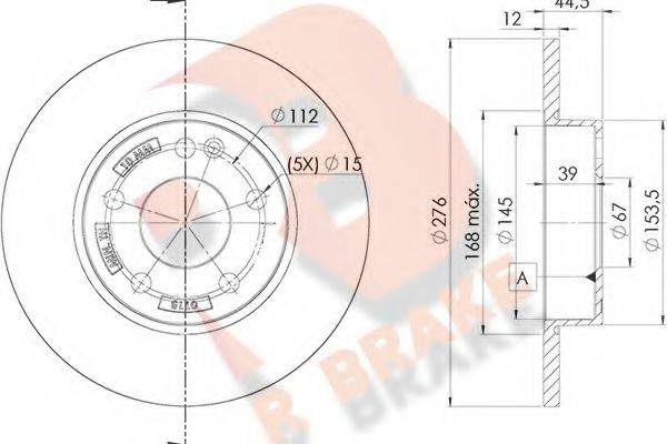 R BRAKE 78RBD20118