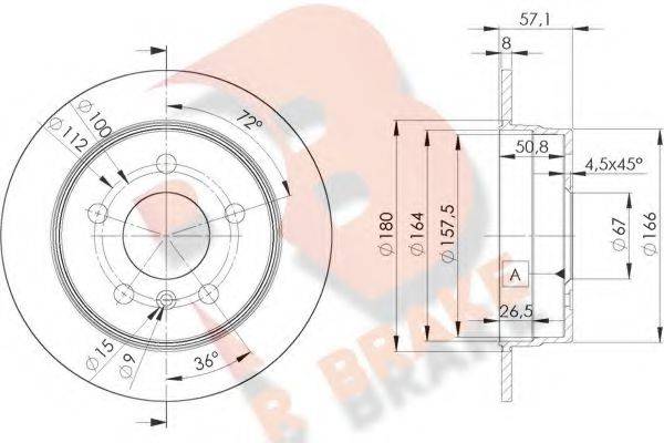 R BRAKE 78RBD20119