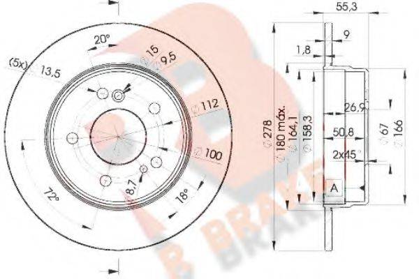 R BRAKE 78RBD20412