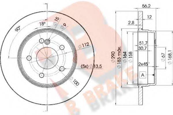 R BRAKE 78RBD21213