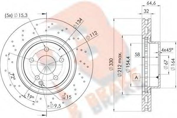 R BRAKE 78RBD22592