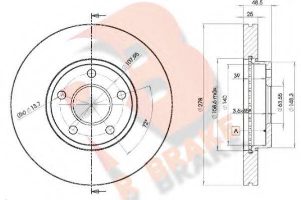 R BRAKE 78RBD23963