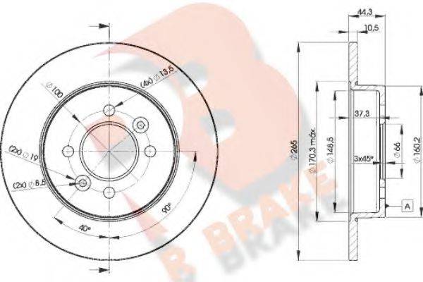 R BRAKE 78RBD24295