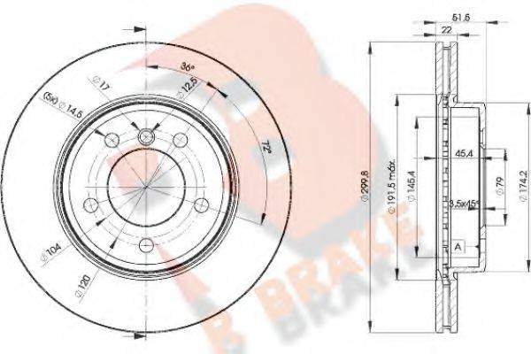 R BRAKE 78RBD24539