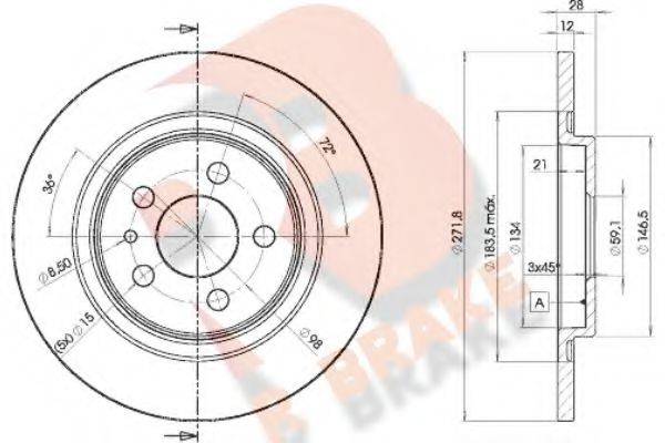 R BRAKE 78RBD24679