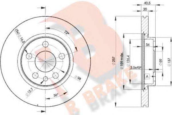 R BRAKE 78RBD24683
