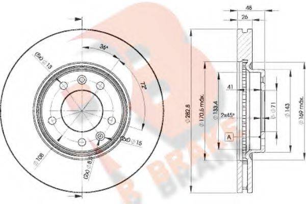 R BRAKE 78RBD24685