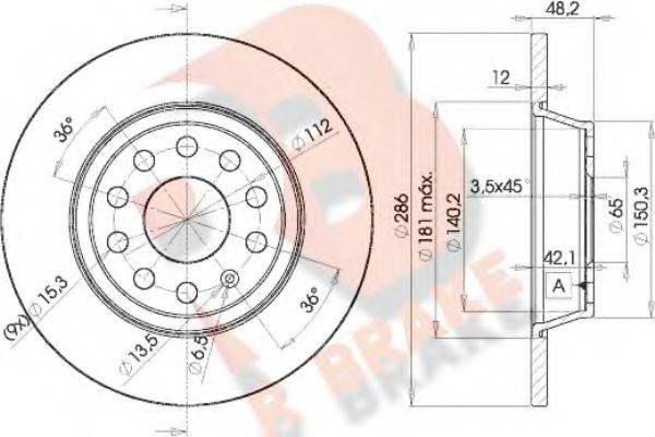 R BRAKE 78RBD25619