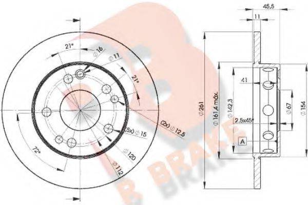 R BRAKE 78RBD26460
