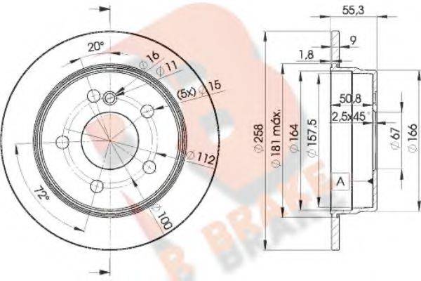 R BRAKE 78RBD26470
