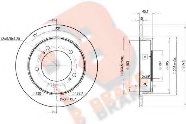 R BRAKE 78RBD26970