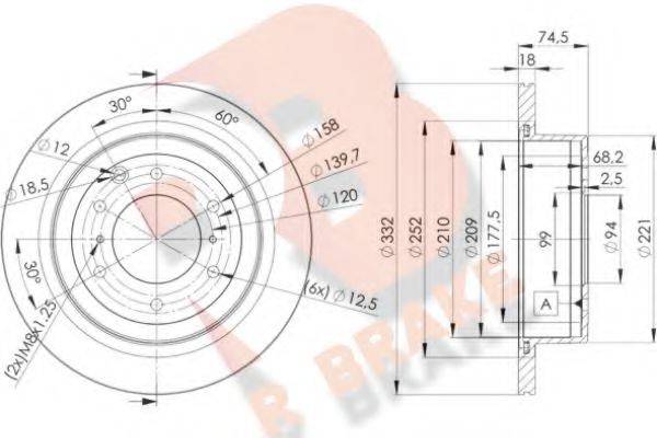 R BRAKE 78RBD27114