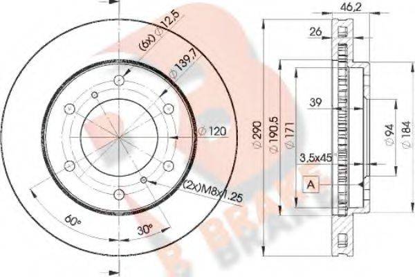 R BRAKE 78RBD27116