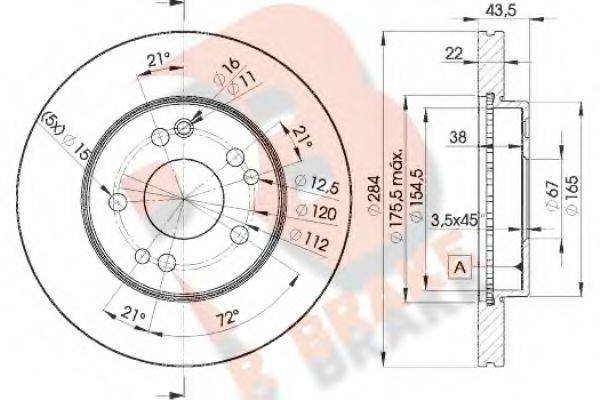 R BRAKE 78RBD27200