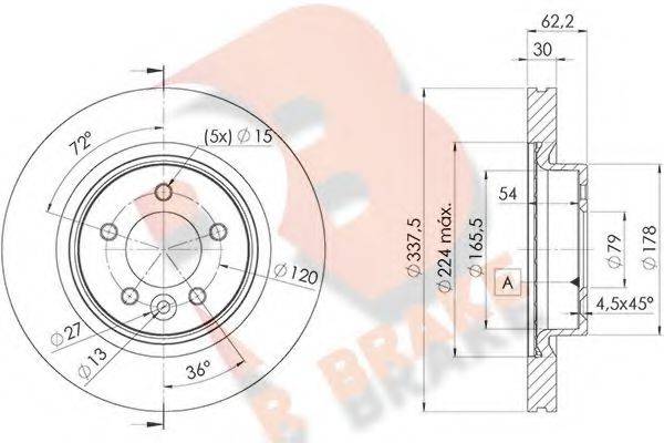 R BRAKE 78RBD27362