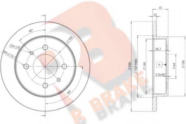 R BRAKE 78RBD27763