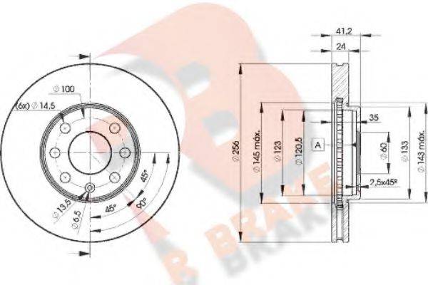 R BRAKE 78RBD27879