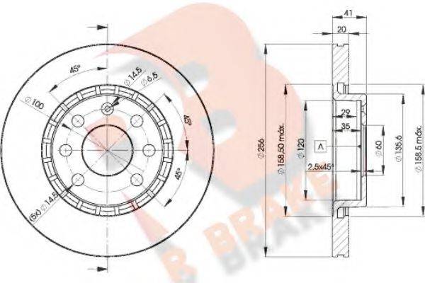 R BRAKE 78RBD29046