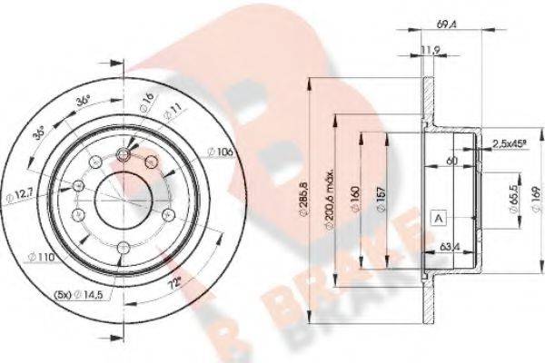 R BRAKE 78RBD29211