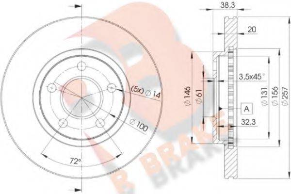 R BRAKE 78RBD29718
